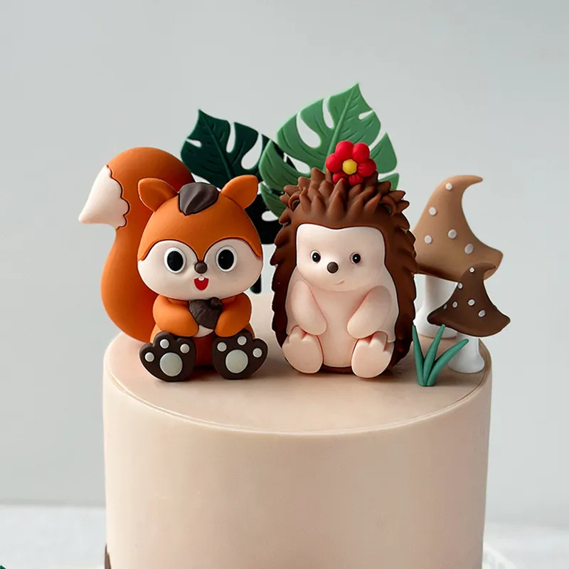 Juego De 16 Figuras De Animales Del Bosque – Miniaturas Realistas De Zorro, Erizo, Búho, Ardilla, Oso Y Más, De Plástico Resistente Y Colores Brillantes, Ideal Para Educación, Decoración De Pasteles Y Fiestas Temáticas