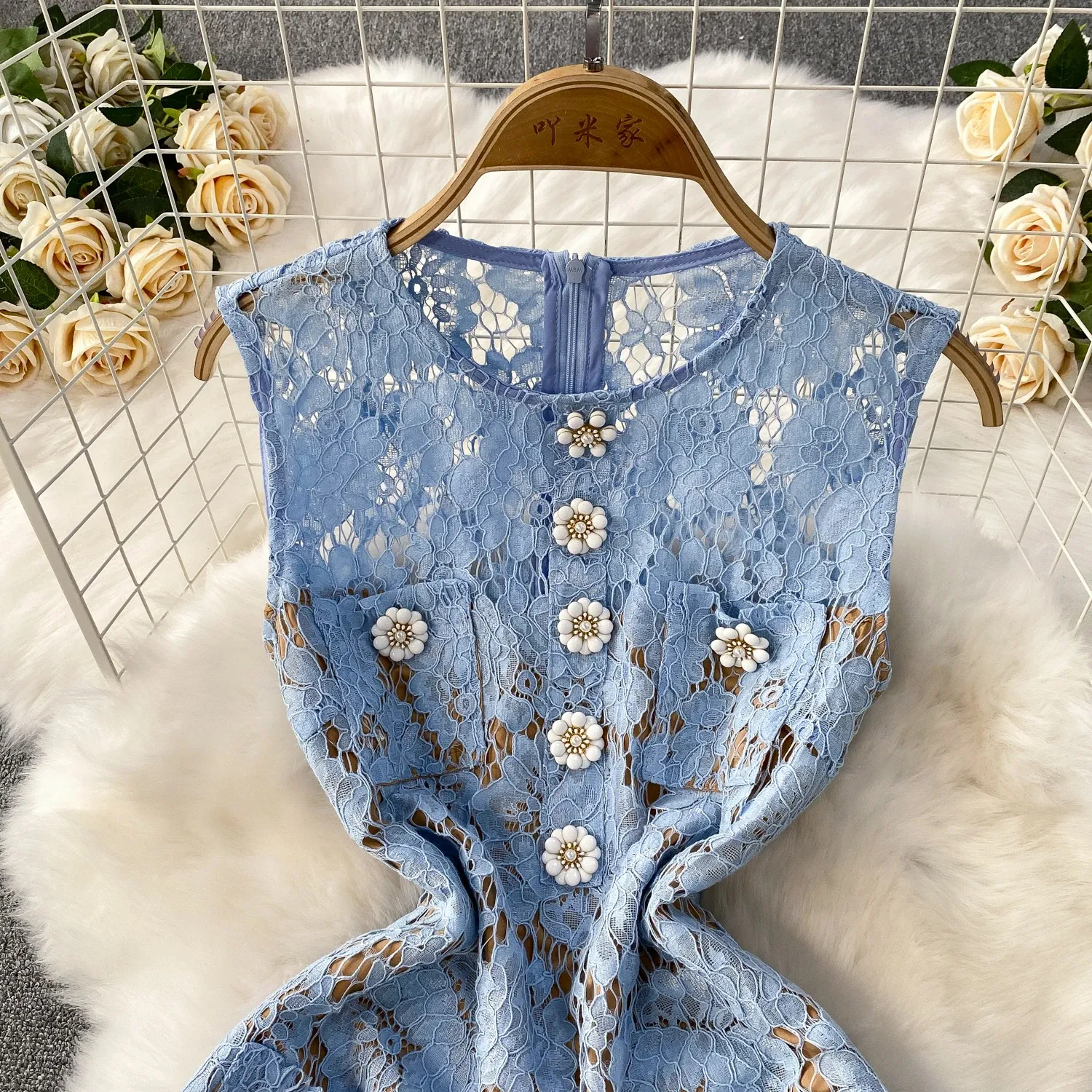 Runway Dresses Summer Luxury Lace Hollow Out Embroidery Formal Dress For Womens Sleeveless Crystal Beaded Buttons Prom Dresses Evening Party Robe 2025 From Xiongstore, $40.21 | DHgate.Com Runway Dresses Summer Luxury Lace Hollow Out Embroidery Formal Dress For Womens Sleeveless Crystal Beaded Buttons Prom Dresses Evening Party Robe 2025 From Xiongstore, $40.21 | DHgate.Com