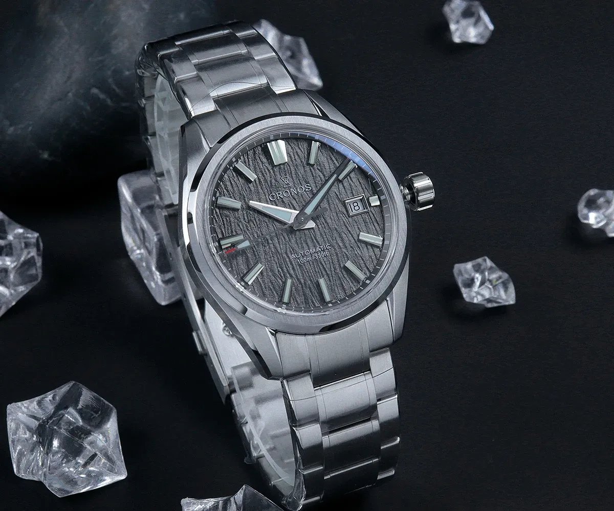 Cronos GS New 39mm Texture Luxury Men Business Dress... From Odgo 