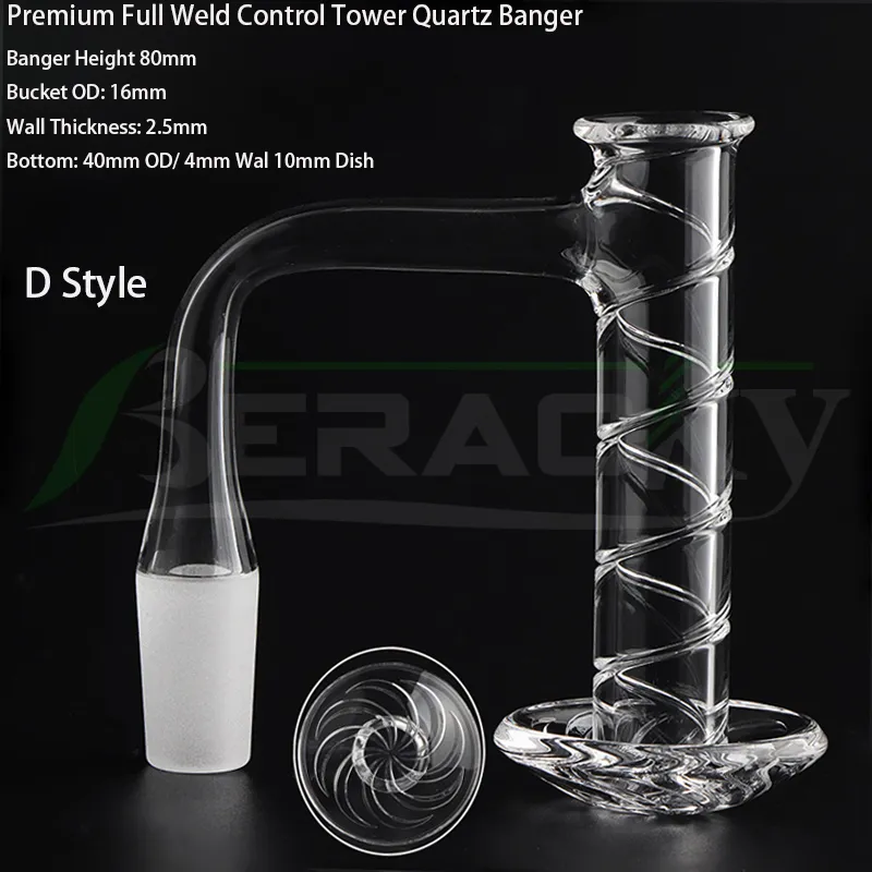 Control Tower Rig Beracky Full Weld Beveled Edge Control Tower XL Terp Slurper Quartz ...