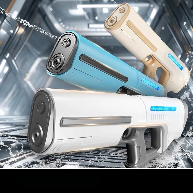 Minigun A Eau Pistolet à Eau électrique Aquashot - Jet Puissant Automatique - Pour Enfants Et