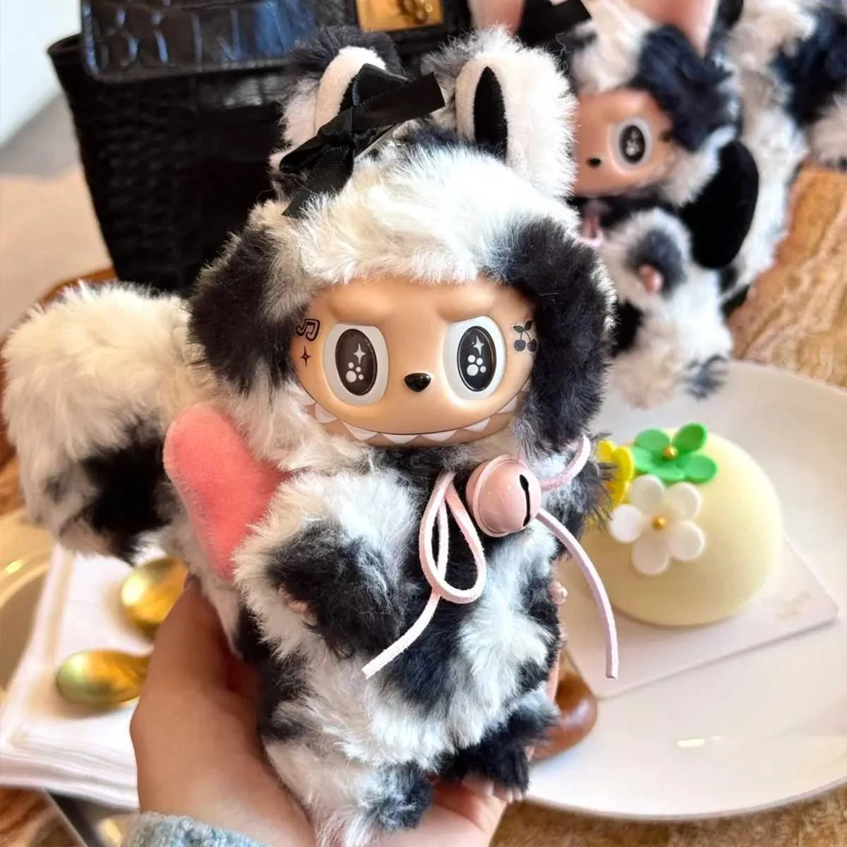 Labubu Cat Zimomo Labubu Cute Cow Cat Plush Toy Creative... From Ecobagstore, $86. ...
