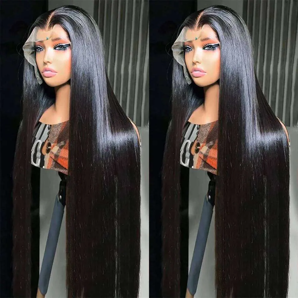 30 Inch 13x6 Lace Front Wig Human Hair Straight 200 Density 613 13x6 Lace Front Wig Human Hair 200 Density 30 Inch  main image 3