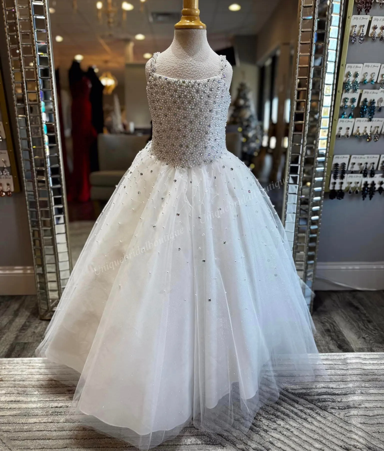 sachin and babi light blue dress La Belle Gina Rhinestone Cut Out Comfortable Elegant Wedding Birthday Holiday Special Occasion Anniversary Long Sleeves Maxi Dress-White White / main image 1
