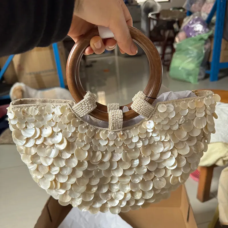 Save Big on Bulk Handmade Pearl Beaded Purse Bags Free Shipping Designer  Bag Ins Internet Celebrity Style High End Fairy Handmade Mother Of Pearl