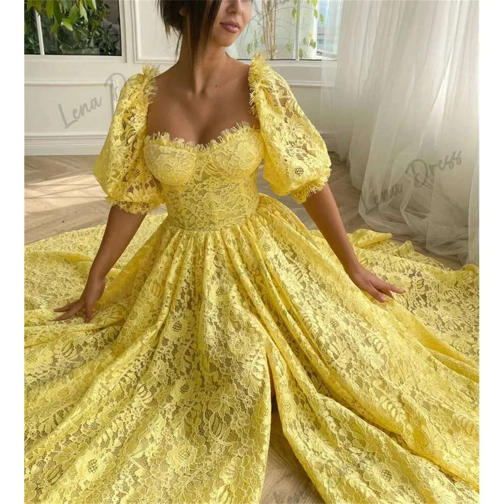 gold lace dress short Gold Floral Lace Square Neck Halter Mini Dress main image 1