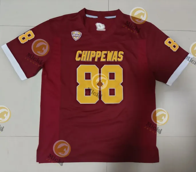 CentralMichiganChippewas Football Jerseys  From Mickijersey2022