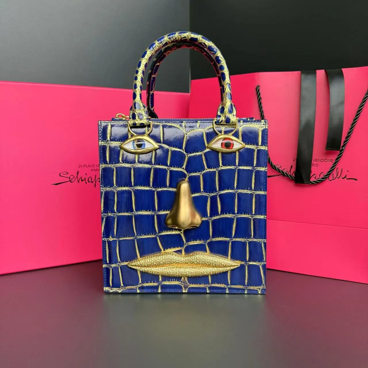 Grand Sac Fourre-tout Fiorelli Sophia - Couleur Marine/sarcelle, Dimensions 33x23x12cm, Avec Défaut De Couleur
