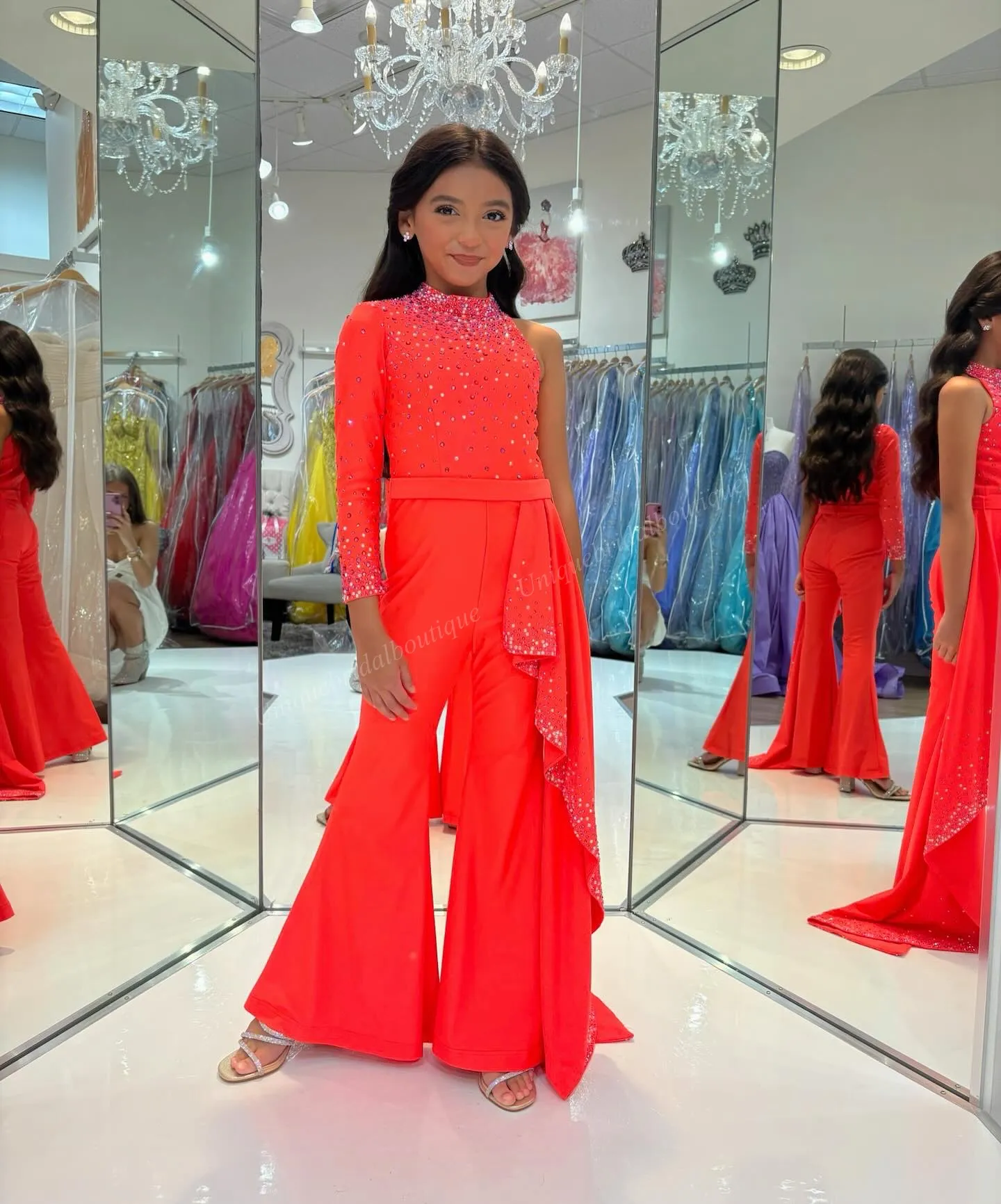 Little Miss Rising Star Girl Jumpsuit Dress Long... From  Uniquebridalboutique, $88.06 | DHgate.Com