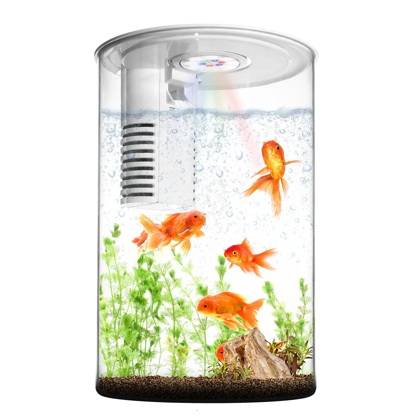 aquarium fish tank accessories kits with led lighting 10 Gallon Tank, Betta Fish Small Starter Self The lighting system can cycle through 3 lighting options Imagitarium LED Aquarium Kit, 20.15"