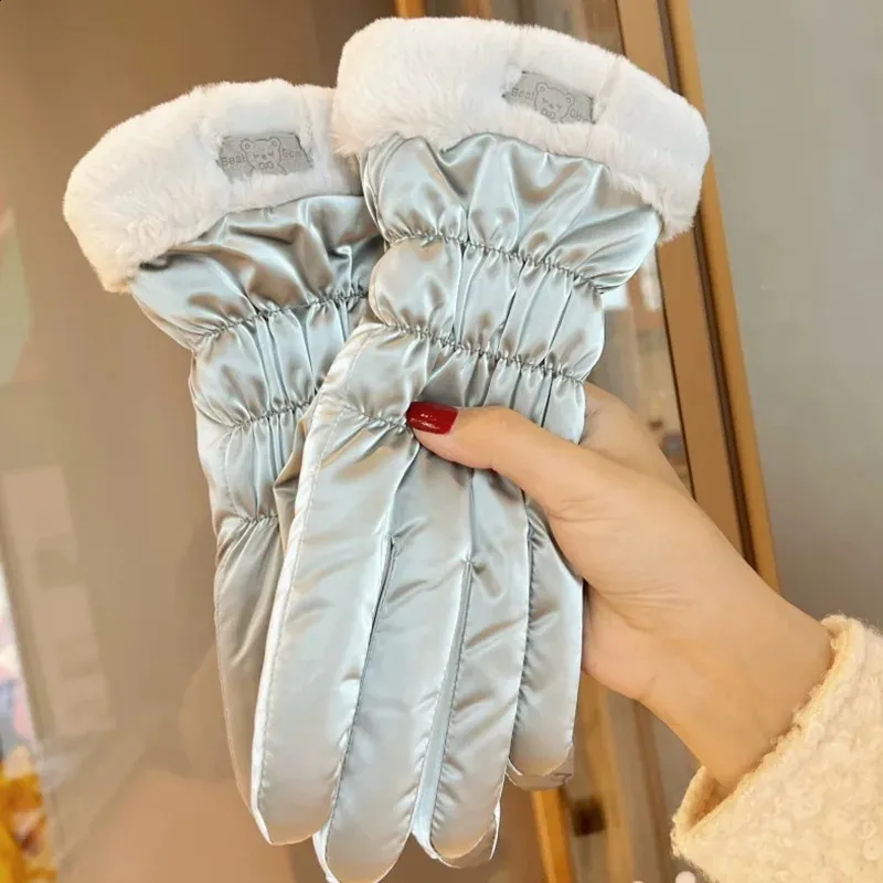 Gants De Ski Chauds Et Imperméables - Paire Adulte Avec Protège-poignet - Pour Sports D'hiver, Running, Plein Air