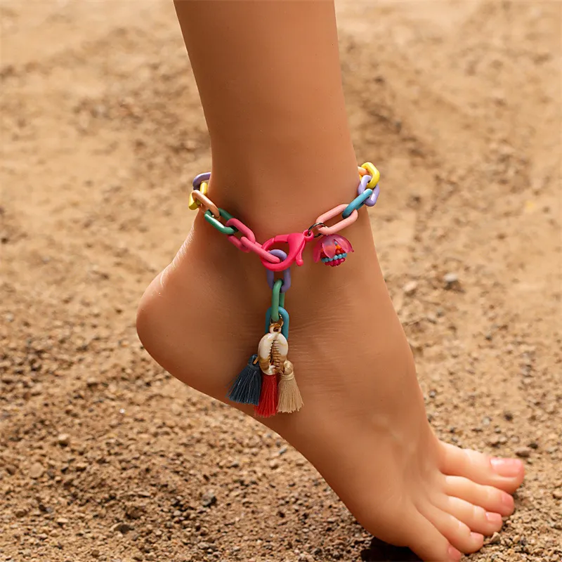 Unique handmade anklets discount