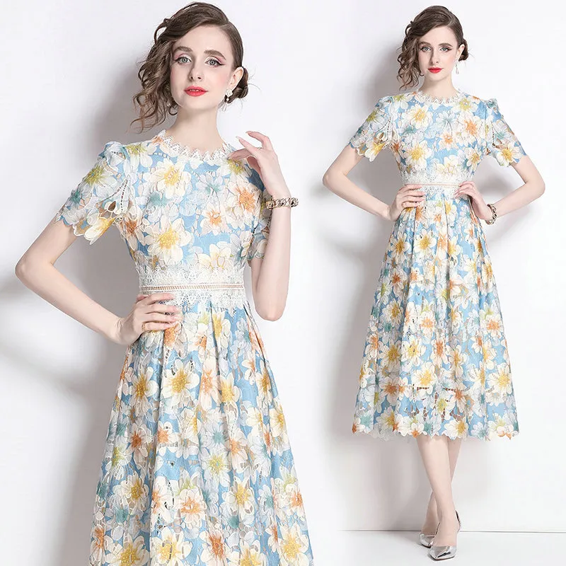 fall wedding guest dress a line Big Pinafore Dress – Leonard St main image 1