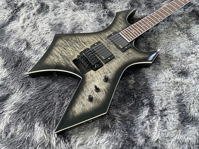 Chinese Electric Guitar Black Hardware Flame Maple Top B.C. Active Pickups Tremolo System From Becoda88 302.52 DHgate.Com