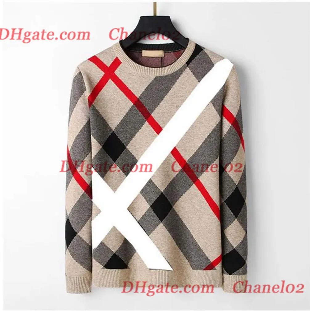 Luxury Mens Designer Sweater In Black Blue And Yellow Knit With Warm Wool Plaid Stripe Long Sleeves Hoodie Crew Neck T Shirt CP TN Brand Clothing From Fashion1260 25.13 DHgate.Com
