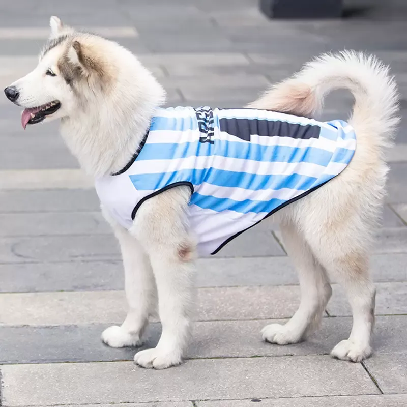 Cotton Shirt Lakers Large Dogs Puppy Sportswear Dog Apparel Vest