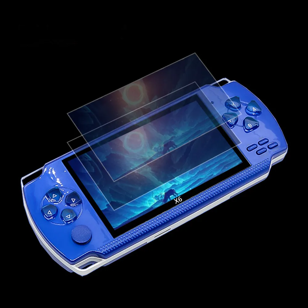 Console de jeu portable rétro X6 4,3 pouces avec caméra 3MP, 10000 jeux  intégrés, prend