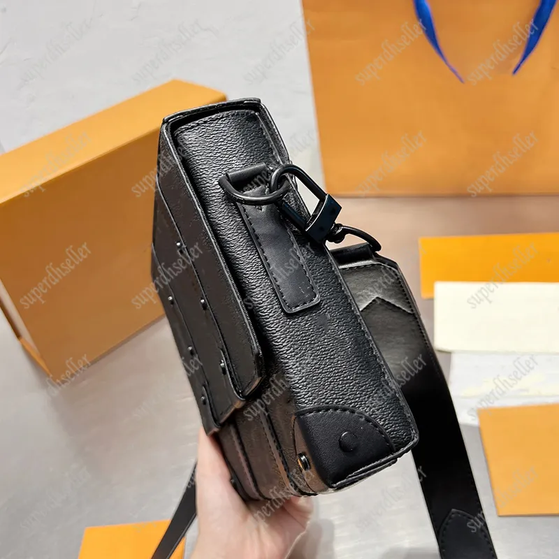 Men Shoulder Bag Luxury Designer Trunk Bags Fashion Crossbody Leather Flower Letters Cross Body Versatile Handbag Handle Soft Handbags Mens Briefcases From 55 81 DHgate